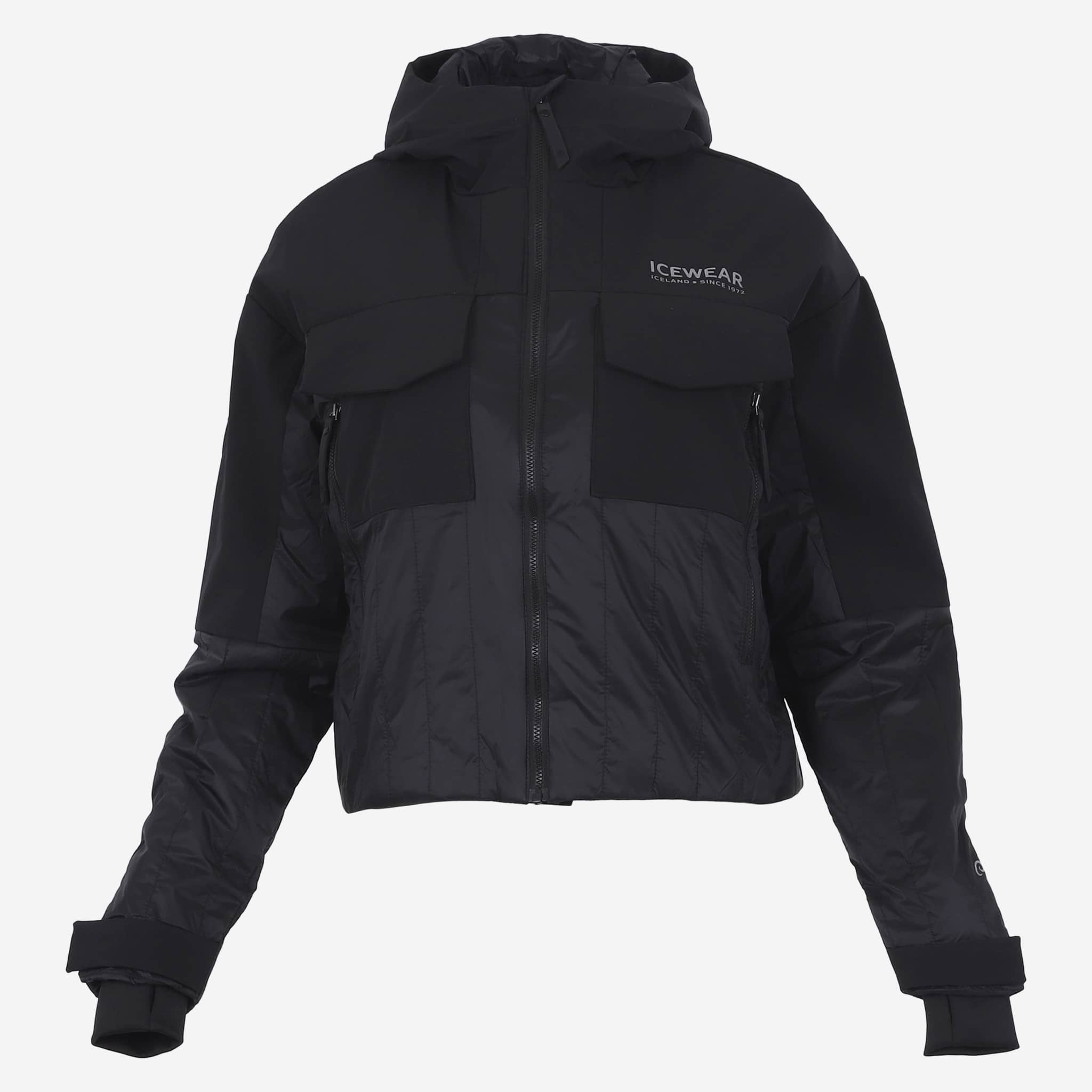 Veste Black sheep avec rembourrage en laine islandaise 